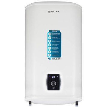 Водонагрівач Willer Libra EVH80DRI універсальний монтаж (вертикально і горизонтально) 80 л., 2 кВт 570631 фото