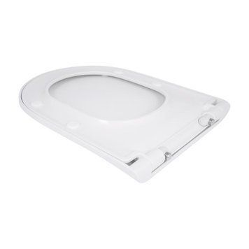 Qtap Сиденье для унитаза (Robin 520, Scorpio 520) 465x363x60 мм, White, с микролифтом, Slim Duroplast, MagLock QTSC179W48916 SD00055040 фото