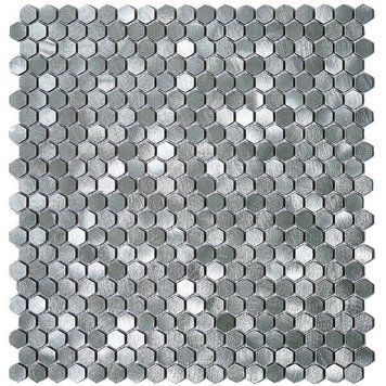 Мозаїка Mozaico De Lux Cl-Mos CCLAYRK23031 Silver Mini Metal 30,4х32,2 см 547399 фото