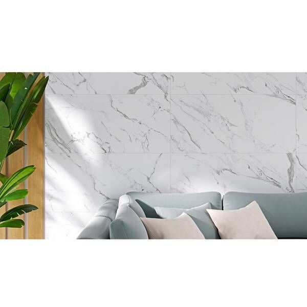 Керамограніт Cersanit Atlantis White Satin Rect 59,8х119,8 см 550858 фото