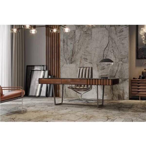 Керамограніт OPOCZNO PL+ Marble Skin Grey Mat 59,8х59,8 см 549011 фото