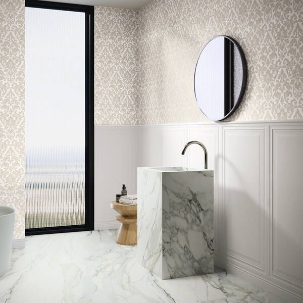 Фриз Ape Zocalo Bellagio Bianco 10x60 см 570063 фото
