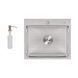 Мийка для кухні інтегрована Lidz Handmade H5045 (LDH5045BRU35383) Brushed Steel 3,0/1,0 мм SD00041487 фото 3