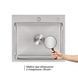 Мийка для кухні інтегрована Lidz Handmade H5045 (LDH5045BRU35383) Brushed Steel 3,0/1,0 мм SD00041487 фото 2