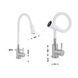 Змішувач для кухні Lidz Aria 015F31 з гнучким виливом (k35) LDARI015F31WNK36981 White / Nickel SD00043084 фото 1
