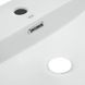 Комплект Qtap Nando LT: Раковина підвісна прамокутна 600х420х130 мм White + Донний клапан PU02O SD00053450 фото 5