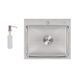 Мийка для кухні інтегрована Lidz Handmade H5045 (LDH5045BRU35383) Brushed Steel 3,0/1,0 мм SD00041487 фото 1