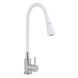 Змішувач для кухні Lidz Aria 015F31 з гнучким виливом (k35) LDARI015F31WNK36981 White / Nickel SD00043084 фото 3