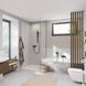 Смеситель для ванны Grohe Cubeo 1018142430 с душевым набором, черный матовый 574089 фото 13