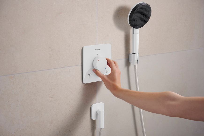FIXFIT FINE Q шлангове з`єднання, білий матовий 100520 фото