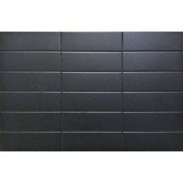 Керамограніт Mayolica Velvet Black Mate 5x15 см 569534 фото
