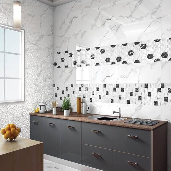 Плитка Ceramica Deseo Carrara Dome Decor 30x90см 560911 фото