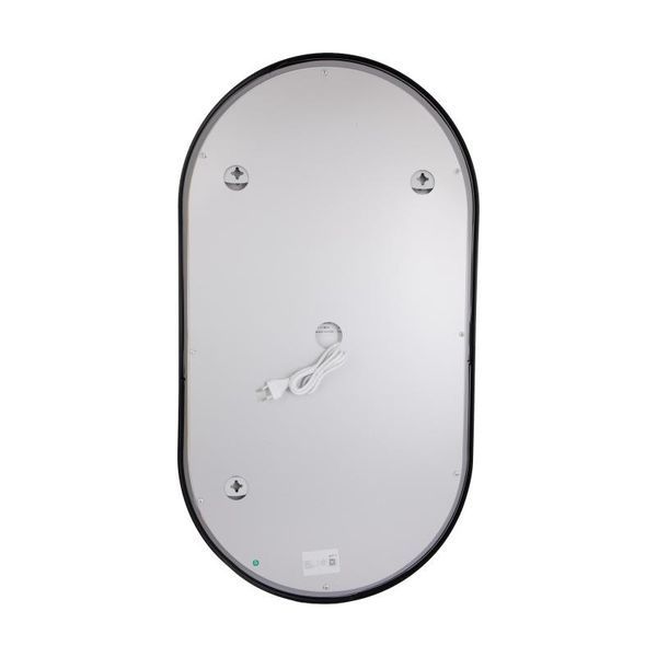 Дзеркало Qtap Scorpio (SC1) з LED-підсвічуванням Touch, з антизапотіванням, з димером, рег. темп. кольору (3000-6500K) Black QTSC500900 SD00055401 фото