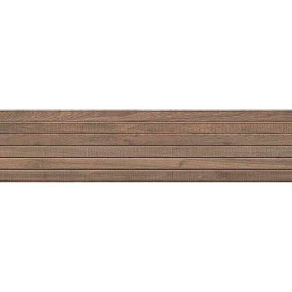 Керамограніт Ceramica Deseo Mulberry Wood Brown 30x120 см 566420 фото