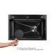 Акционный набор Lidz: мойка H6845 D&eacute;cor Blaсk 3,0/1,0 мм + Смеситель Aria для кухни с гибким изливом (k35) Black SD00057364 фото 5