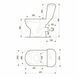 Унитаз-компакт Mito Merida 773 031 (CCKZ1015431894 / K03-041 ) с полипропиленовым сиденьем 566305 фото 3