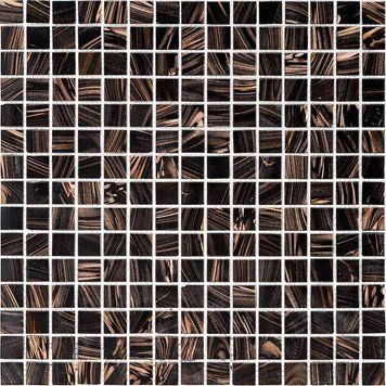 Мозаїка Mozaico De Lux K-Mos CBB003 Dark Brown 32,7x32,7 см 383345 фото