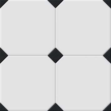 Керамограніт Ceramica Deseo Betera Black-White 58x58 см 564791 фото
