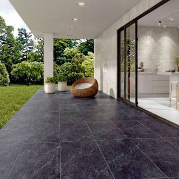 Керамограніт Megagres Dark Anthracite 60x120 см 596601 фото