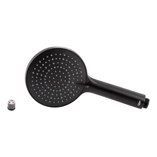 Лейка для ручного душа Qtap Rucni 115 мм округлая QTRUCA116O3PBB Black Matt SD00041905 фото