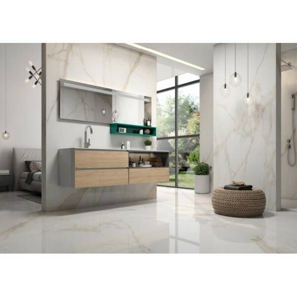 Керамограніт Argenta Ceramica Tholos Gold Polished 120x260 см 429165 фото
