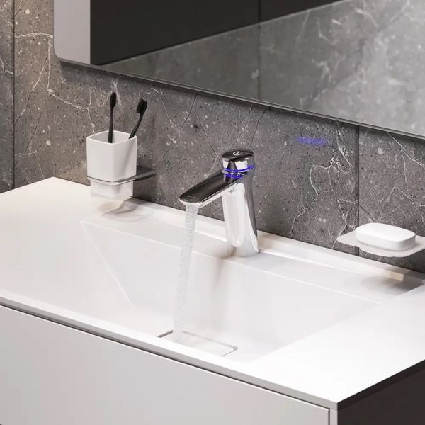 F50A02400 Inspire V2.0, змішувач для умивальника, електронний, хром, шт. (1 сорт) 468519 фото