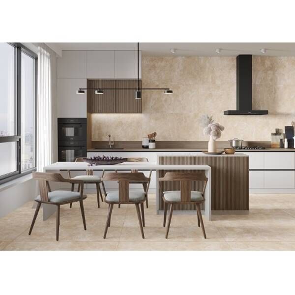 Керамограніт Ceramika Gres Gres Rush Beige Rect 59,7х119,7 см 583112 фото