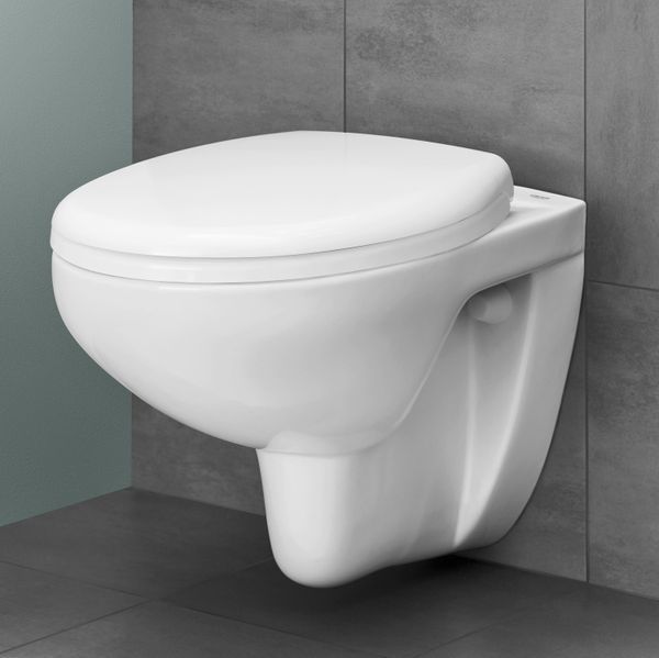 Bau Ceramic Подвесной безободочный унитаз (без сиденья), альпин-белый. 69925 фото