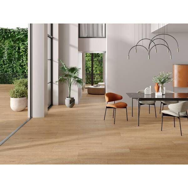 Керамогранит Almera Ceramica (Spain) P.E. Nanotech Nordby Honey Mt Rect 30x150 см 540743 фото