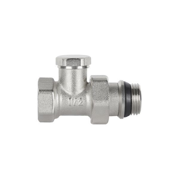 Кран радіаторний Thermo Alliance Base 1/2" ВЗ з антипротіканням прямий SD227W15 SD00035549 фото