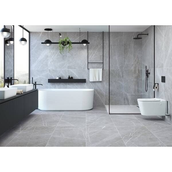 Керамогранит Almera Ceramica (Spain) Alure Grey Satinado Rect 60x120 см 540318 фото