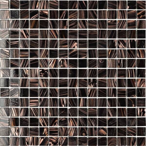 Мозаїка Mozaico De Lux K-Mos CBB003 Dark Brown 32,7x32,7 см 383345 фото