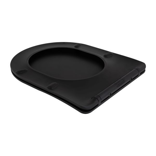 Унитаз подвесной Qtap Scorpio Ultra Quiet с сиденьем с сиденьем Soft-Close MATT BLACK QT14332380AMB SD00052569 фото