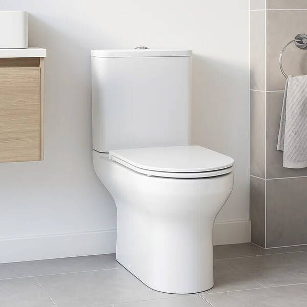 Унитаз-компакт Devit Life5810020 с крышкой soft-close безободковый, белый 588656 фото