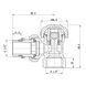 Кран радіаторний Thermo Alliance Standart Powerful 1/2" з антипротіканням кутовий SF233W15 SD00021138 фото 2