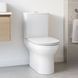 Унитаз-компакт Devit Life5810020 с крышкой soft-close безободковый, белый 588656 фото 4