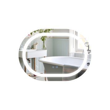 Зеркало Qtap Gemini 600х800 с LED-подсветкой Touch, с антизапотеванием, с диммером, рег. темп. цвета (3000-6500K) QT2578R6080 SD00052321 фото