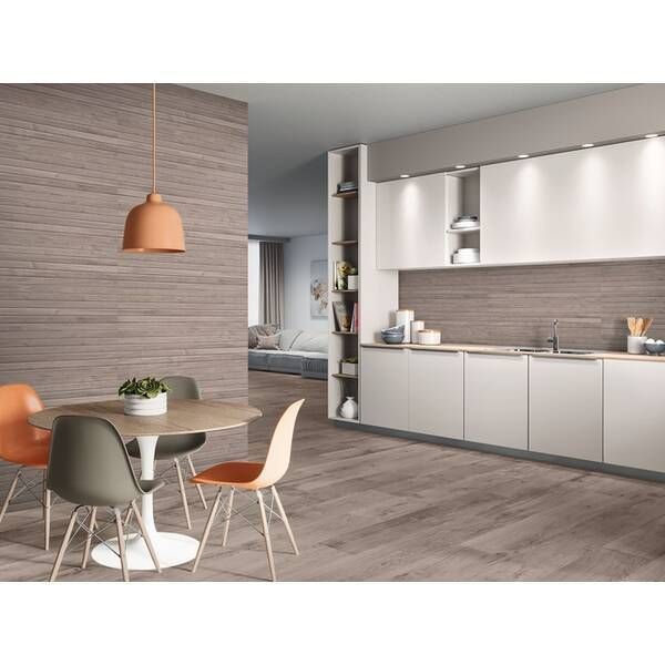 Керамогранит Ceramica Deseo Mulberry Wood Tortora 30x120 см 566374 фото