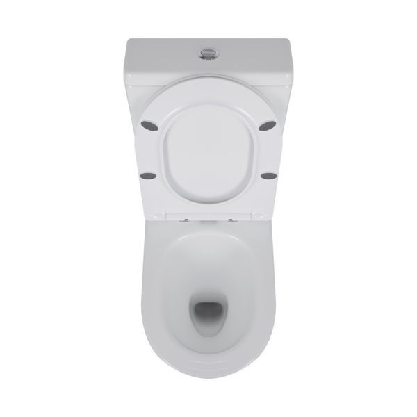 Унітаз підлоговий Qtap Swan Ultra Quiet з сидінням Soft-close 640x360x835 мм QT16222182TW White SD00053263 фото