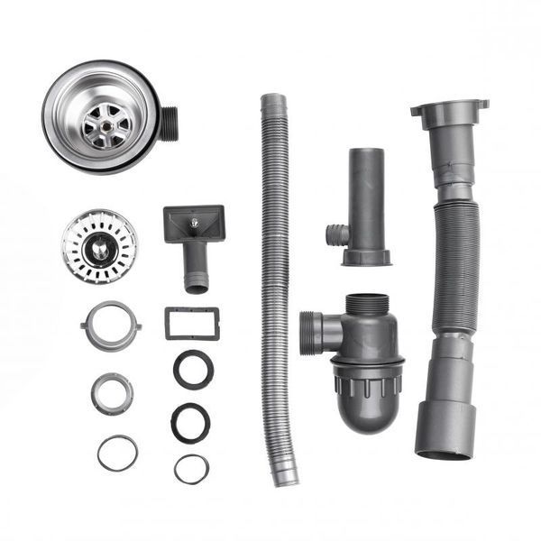 Кухонная мойка Brinex 6060-R 0,6 мм Satin (BRIN6060RSAT06) SD00054107 фото