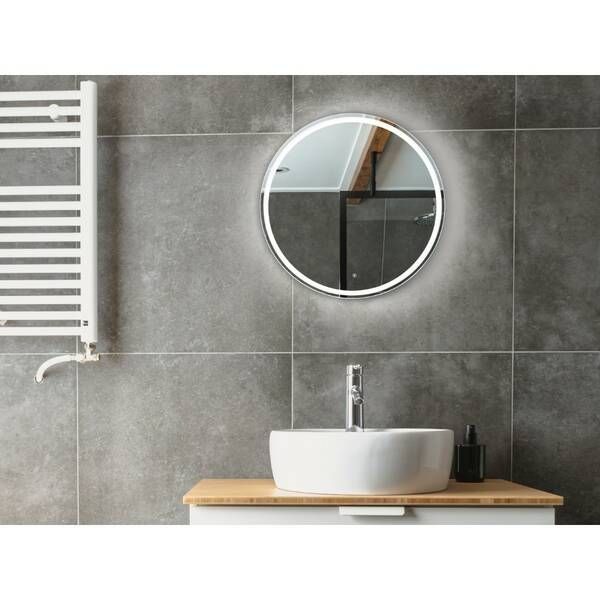 Дзеркало Devit AllRound 5501090 кругле з LED підсвіткою та тачсенсором 878x878 мм 542836 фото