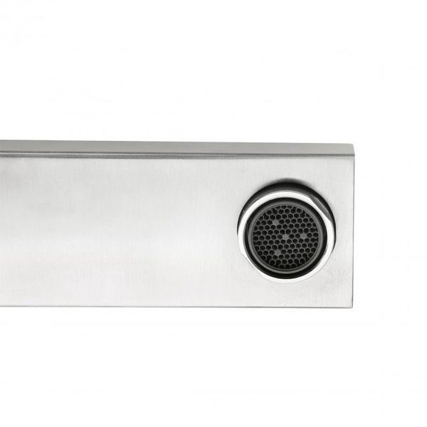 Змішувач для раковини низький Lidz Helix 001F (k35) LDHEL001FNKS49178 Nickel SD00055302 фото