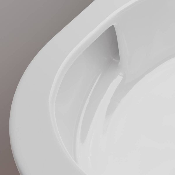 ELU PURA S унітаз підвісний 54*36,6см AquaHelix Flush, HygieneEffect, в комплекте з сиденням Slim з функцією SoftClose and QuickRelease 100054 фото