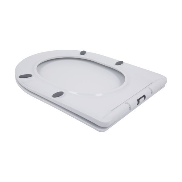 Унітаз підлоговий Qtap Swan Ultra Quiet з сидінням Soft-close 640x360x835 мм QT16222182TW White SD00053263 фото