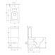 MORETTA унітаз підлоговий 64,5*34,5*78см, з сидінням Slim Soft Close 101246 фото 3