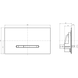 VICONNECT клавиша смыва 300 G, цвет glass glossy grey 100140 фото 2