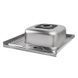 Кухонная мойка Brinex 6060-R 0,6 мм Satin (BRIN6060RSAT06) SD00054107 фото 1