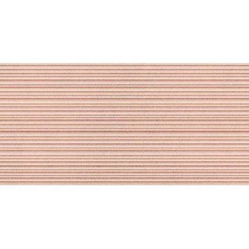 Керамограніт Italgraniti NU12BAR Nuances Rose Ribbed Sq. 60x120 см 556879 фото