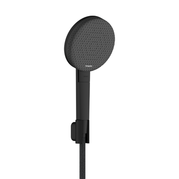 RAINDANCE ALIVE SELECT S душовий набір EcoSmart (ручний душ 3режими, шланг, тримач), шліфованний чорний хром 100496 фото