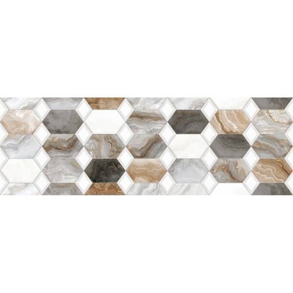 Плитка Ceramica Deseo Arabesque Grey Decor 30х90 см 534654 фото
